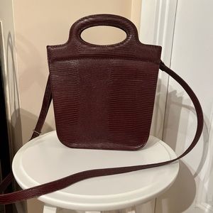 #Madewell burgundy crossbody bag. #Trendy